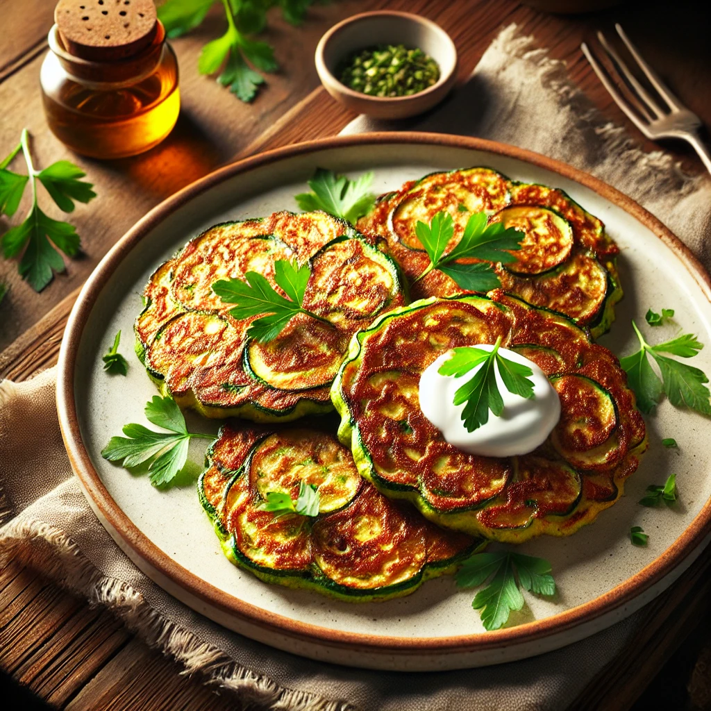 Friday: zucchini pancakes