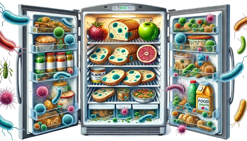 بكتيريا في الثلاجة
