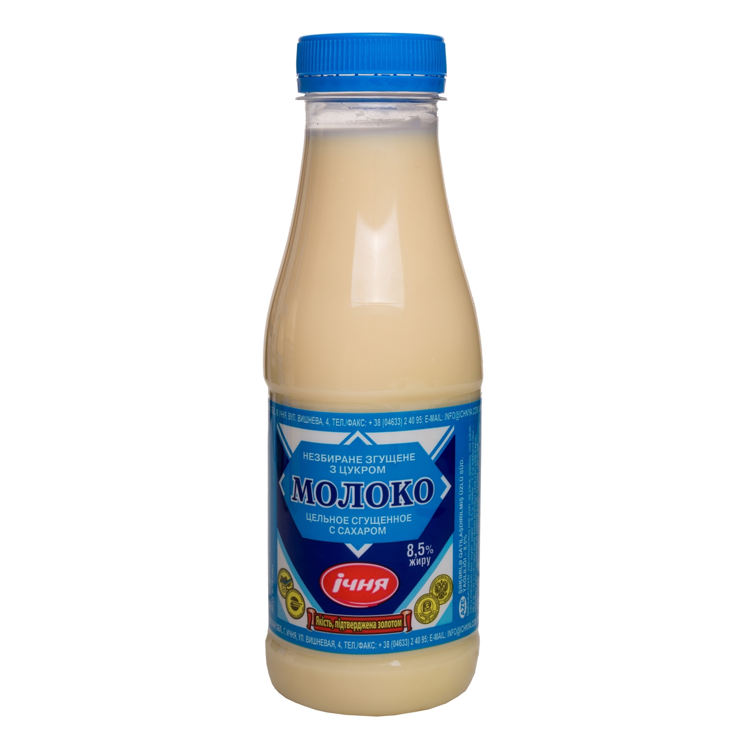 Image 2 of the Leche condensada Ichnia 8.5% entera con azúcar botella de plástico 480g product