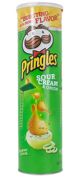 Image 2 of the Batatas fritas Pringles Sour cream&Onion tubo 165g product