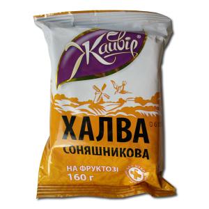 哈尔瓦 Жайвір 葵花籽与甜叶菊 经典软包装 160克