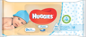 مناديل مبللة هجيز بيور للأطفال 56 قطعة