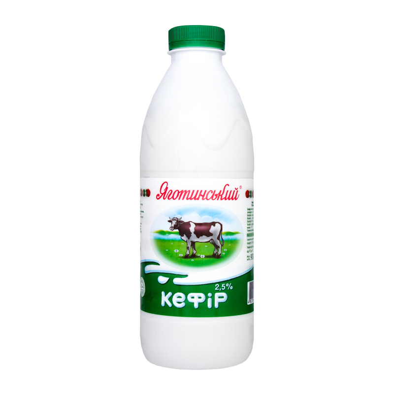 Kefir Yahotynske 2.5% plastic bottle 900g