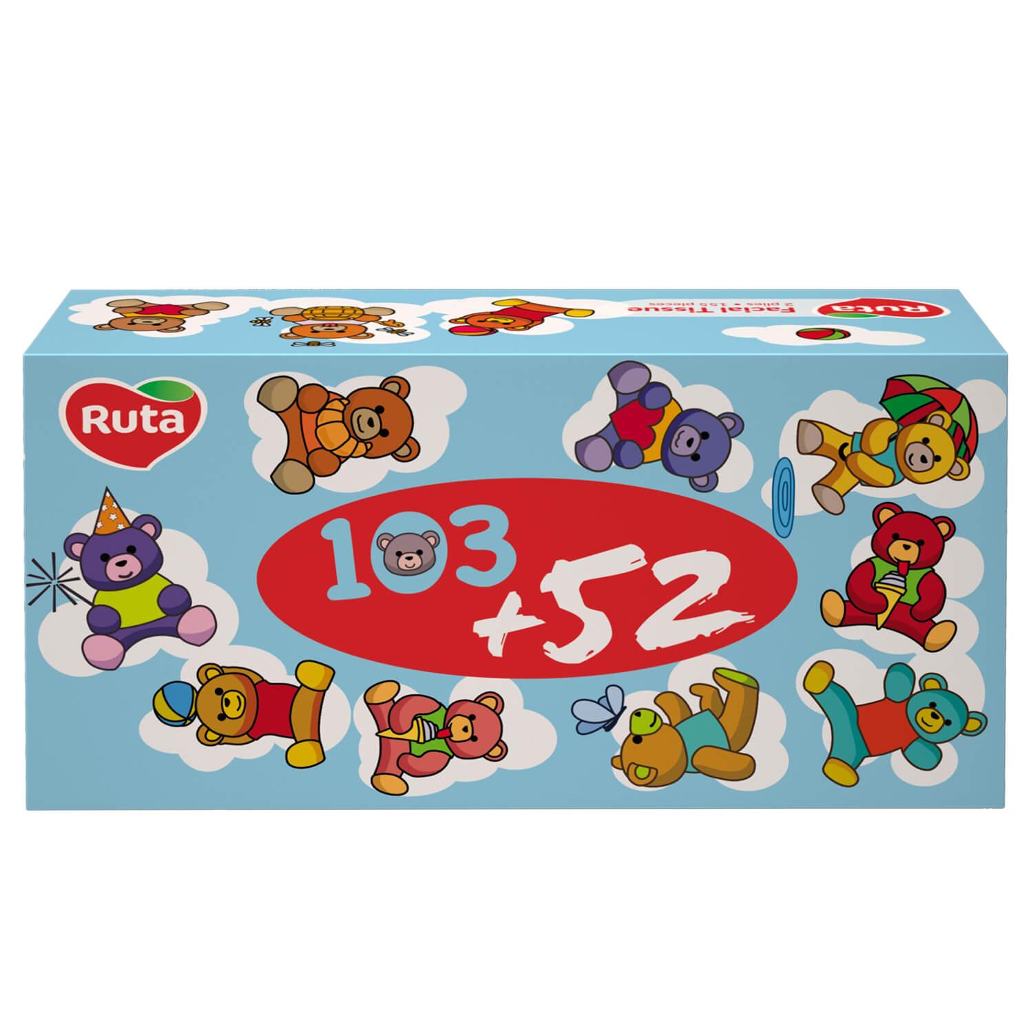 Image 5 of the Toallitas Ruta Kids Cosméticas 155uds product