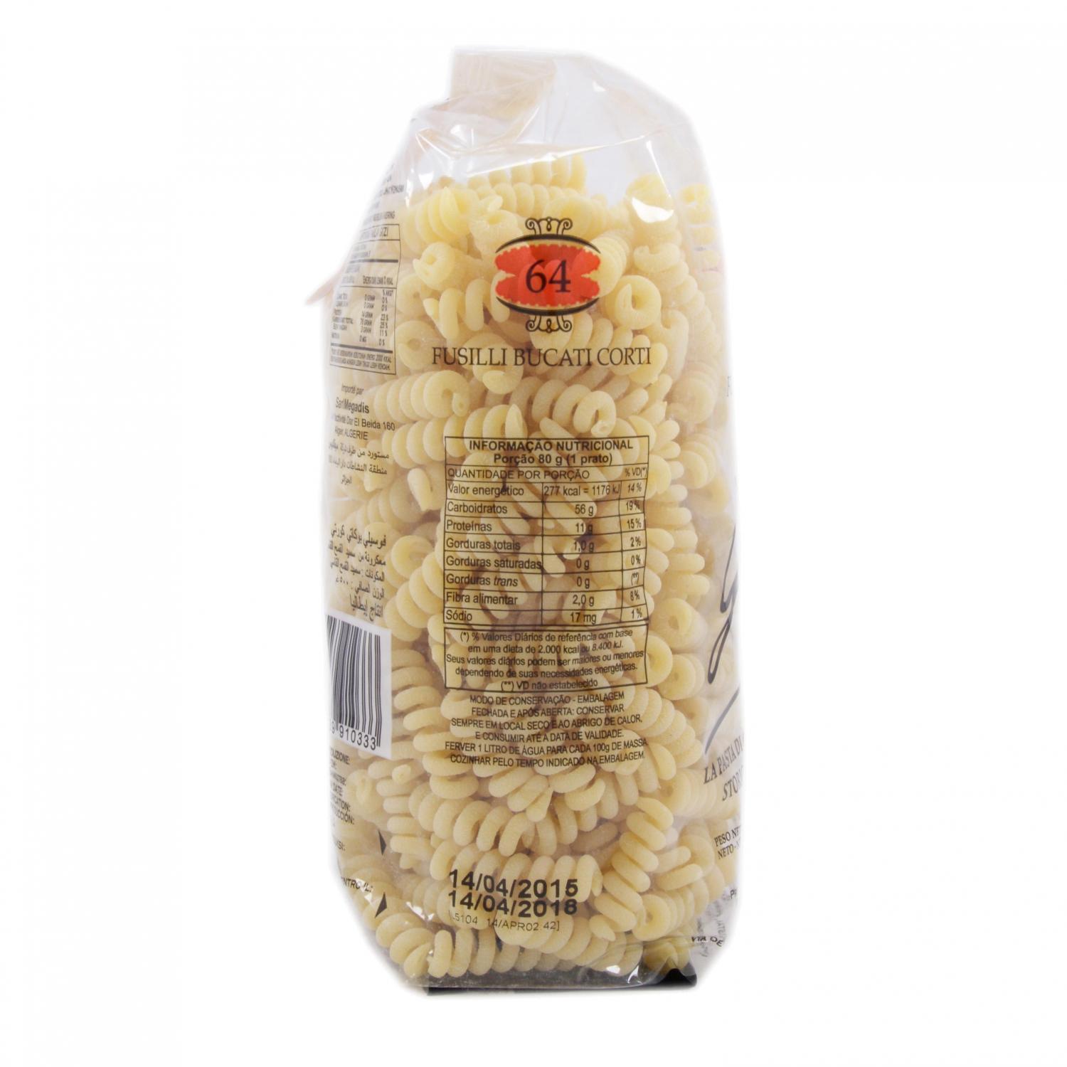 Image 6 of the Pasta Garofalo Fusilli Bucati Short Package 500g product