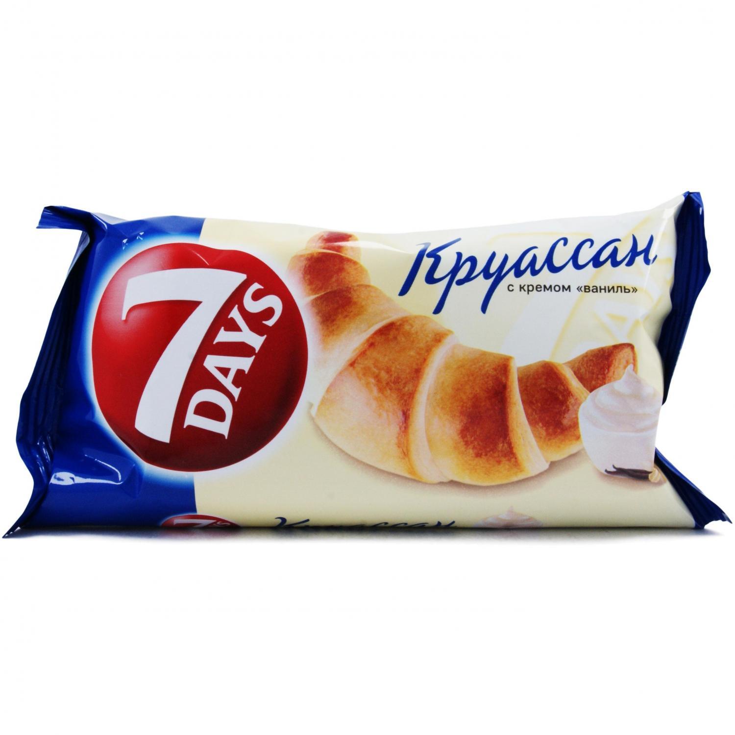 Image 3 of the Круасан 7 Days з начинкою з ванільним смаком м'яка упаковка 60г product