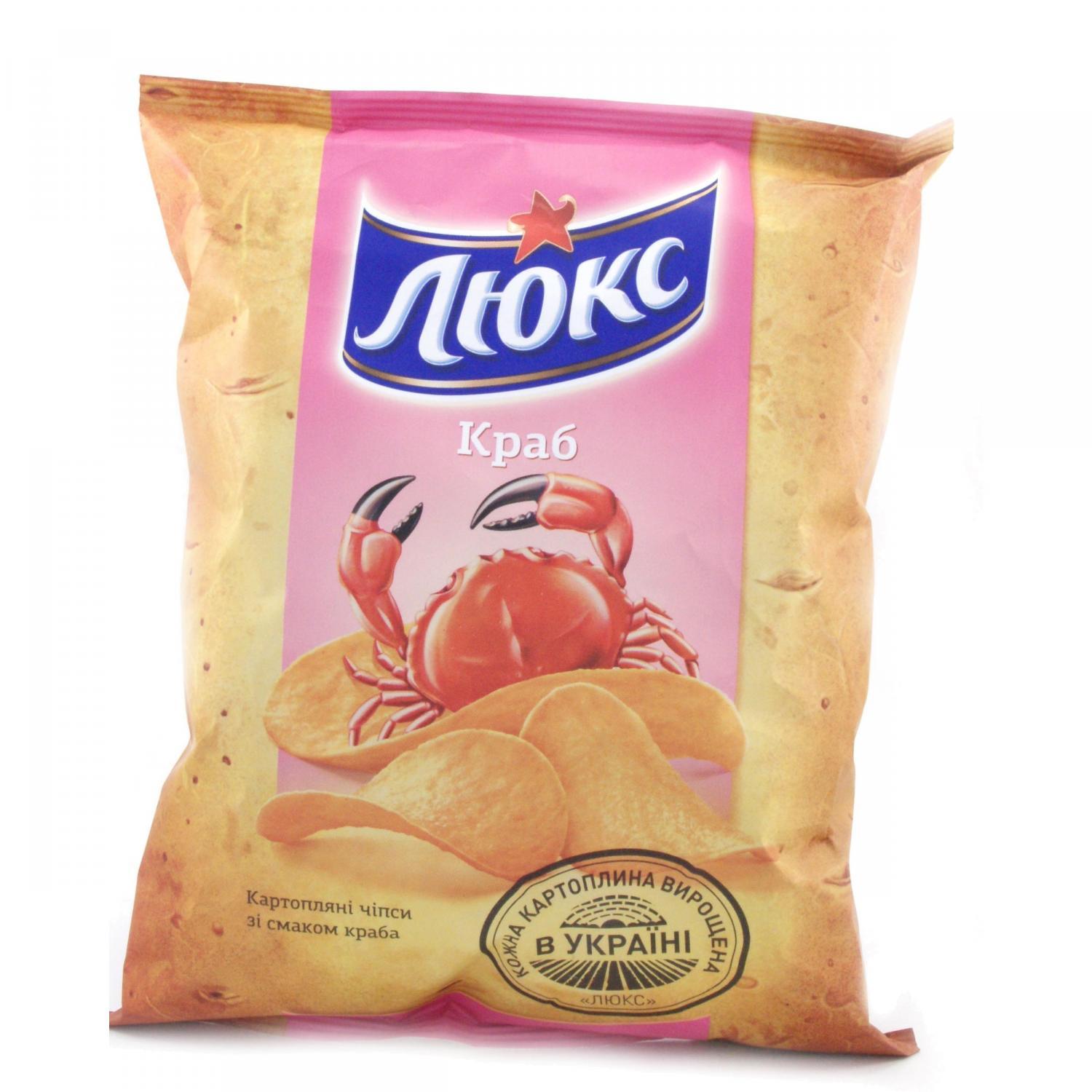 チップス Lux カニ味 71g