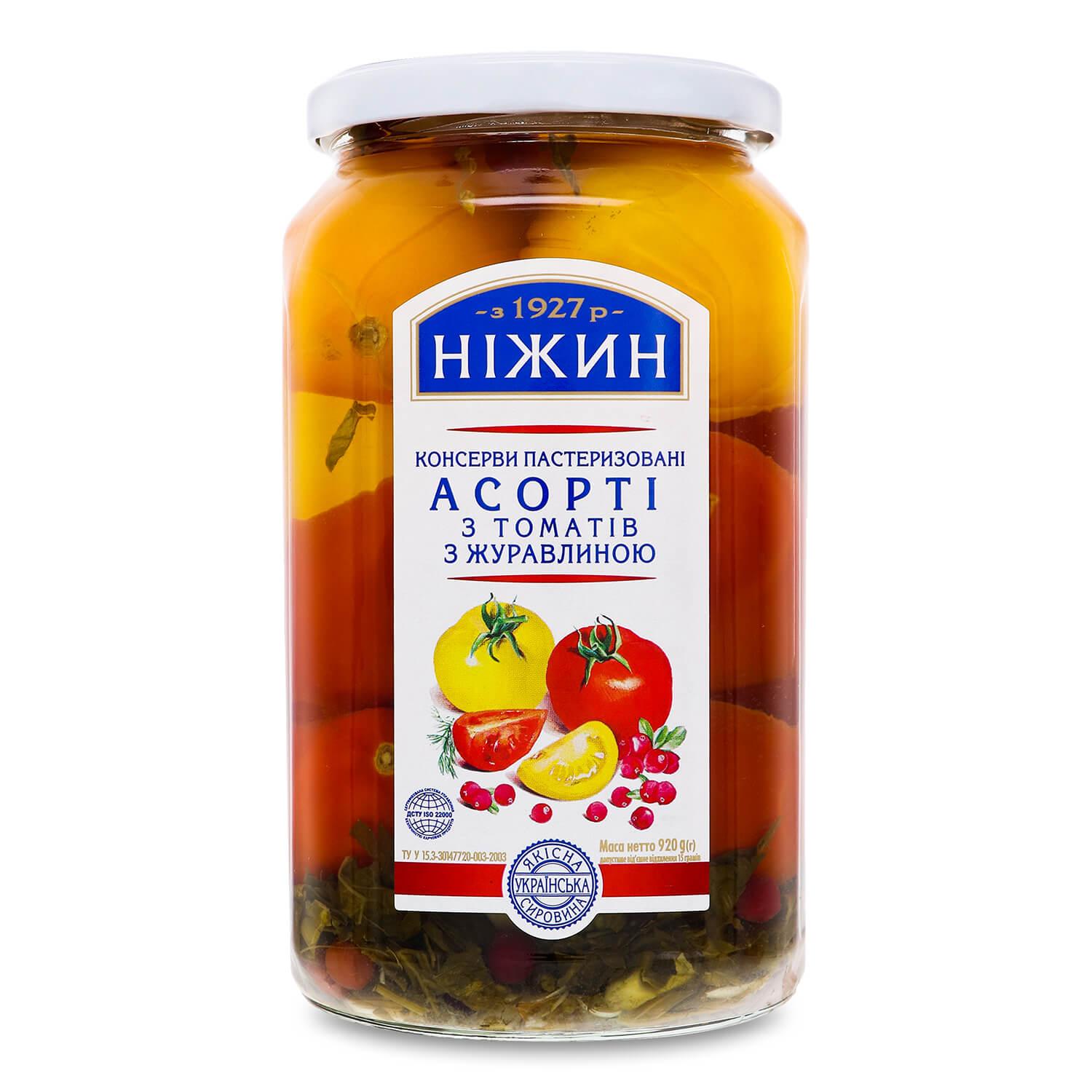 تشكيلة طماطم نيжин مع توت بري في برطمان زجاجي 920 جرام