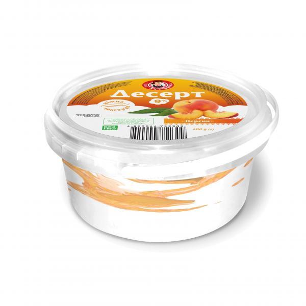 Dessert Pani Khutoryanka Peach 9% 400g