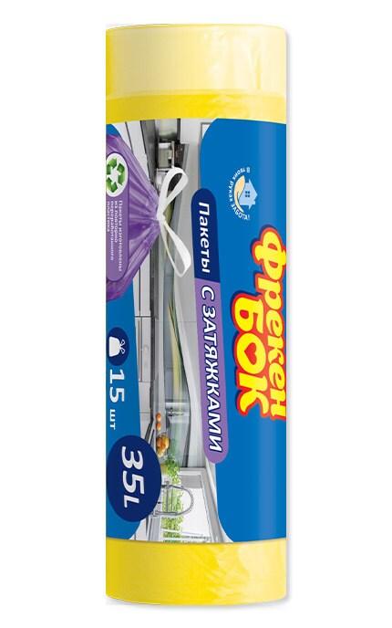 Trash Bags Freken Bok with Tie Handles 35l 15pcs
