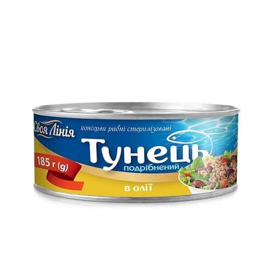 Canned Food Svoya Liniya Shredded Tuna in Oil 185g