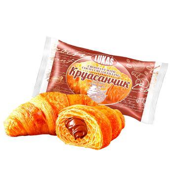 Produit de confiserie Lukas Kurasan Croissant fourré à la crème de cacao, en vrac
